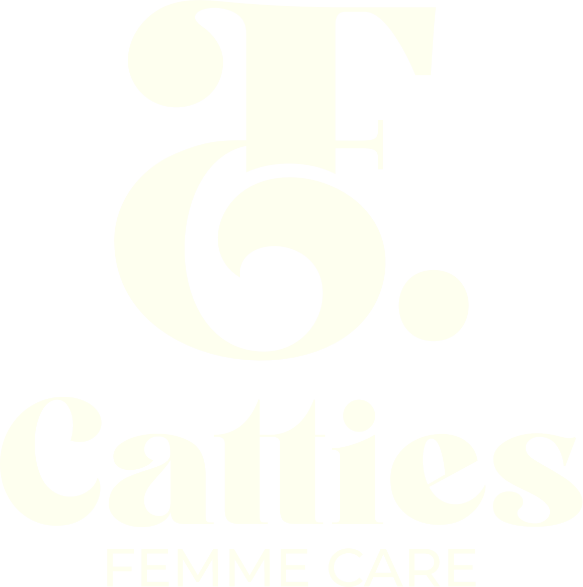 CattiesFemmeCare logo Main White