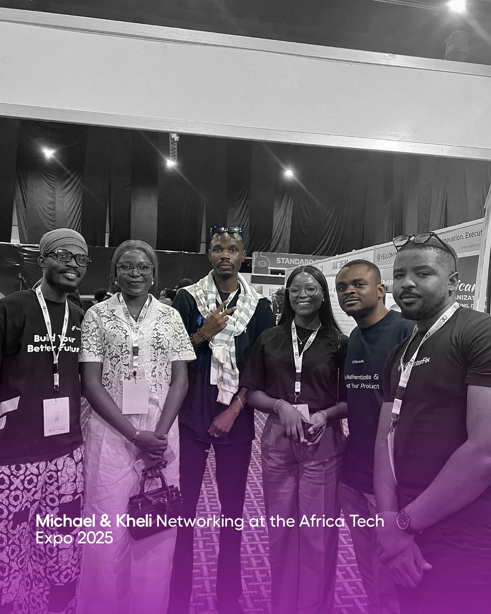 Michael & Kheli Networking at the Africa Tech Expo 2025.jpeg